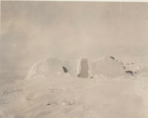 Image of Our igloo in the middle of Smith Sound [Double igloo [iglu]]
