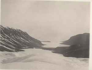 Image of Looking down fiord from Brother John's Glacier