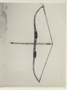 Image of Bow and arrow (wrong temp ID, does not match)