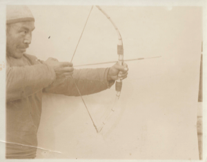 Image: Pankipah with  bow and arrow 