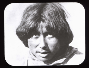 Image: Inuit man, head shot