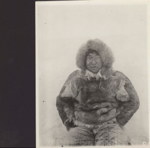 Image of Bosman, [...]-hate-tee-lah-o [Inuit man in furs. Portrait]