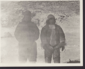 Image of Pingasut and wife [man and Inuit woman]