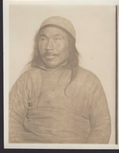Image of Sipsoo [Inuit man wearing knit cap. Portrait]