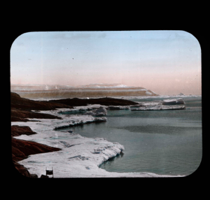 Image: Ice foot south of Hayes' winter quarters