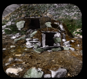Image: Expedition's rock/sod igloo [iglu] at Nerky [Neqe]