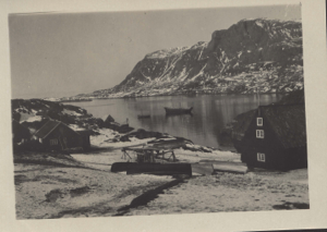 Image: West Greenland village and harbor