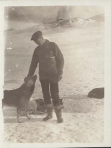 Image: White man with dogs