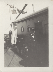 Image of Ship captain on deck
