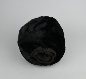 Image of sheared beaver muff said to belong to Marie Peary Stafford