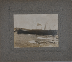 Image: launch of SS Roosevelt, March 1905