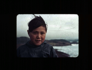 Image: Inuit boy aboard