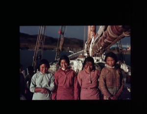 Image: Four West Greenland women aboard