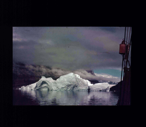 Image of Iceberg, mountains, rigging