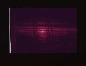 Image of Sunset through rigging  [purple]