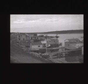 Image: Waterfront in Labrador  [b&w]