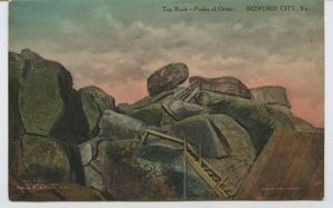 Image: Top Rock, Peaks of Otter, Bedford County