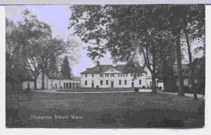Image: Mount Vernon mansion, west view