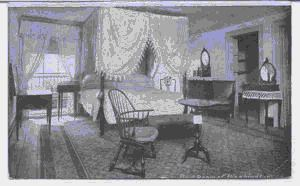Image of George Washington's bedroom, Mount Vernon
