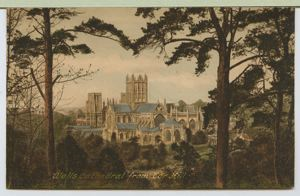 Image: Wells Cathedral from Tor Hill