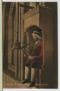Image: Wells Cathedral with Jack Blandiver, bell striker