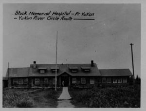 Image of Stuck Memorial Hospital. Yukn River Circle Tour