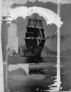 Image of Revenue Cutter BEAR under partial sail