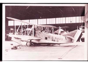 Image: U.S. Navy NA-3 plane in hangar