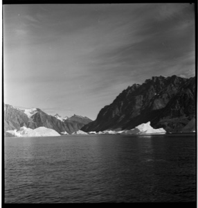 Image: Iceberg, mountains, ice floes