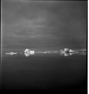 Image: Distant small icebergs