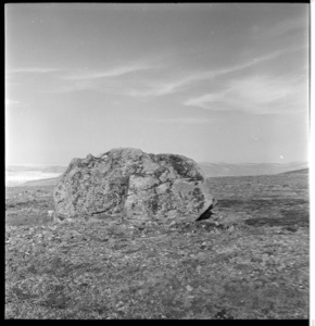 Image: Huge boulder on land
