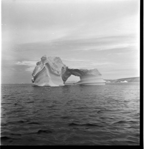 Image: Iceberg with large hole