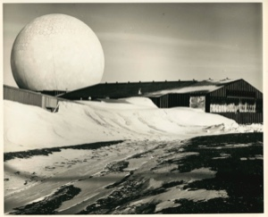 Image: Radome and building at Thule AFB