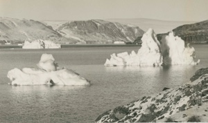 Image of Small icebergs near Thule AFB