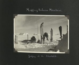 Image of Mapping unknown mountains- Godfrey at the Theodolite