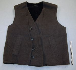 Image of Sheepskin lined canvas vest