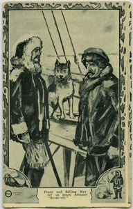 Image of Peary and Sailing Master on Board SS Roosevelt