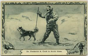 Image of Dr. Frederick A. Cook in Arctic Dress