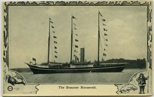Image: Steamer Roosevelt leaving Oyster Bay