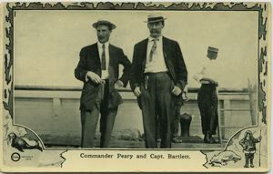 Image of Commander Peary and Capt. Robert Bartlett