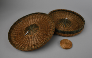 Image of Sewing basket with lid