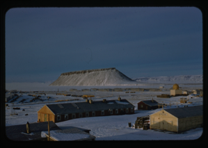 Image of Thule airbase, Mt. Dundas in background.