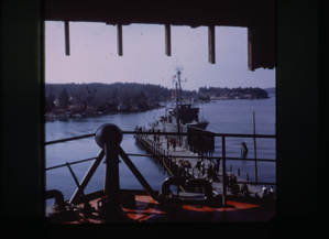 Image of Naval ship at dock