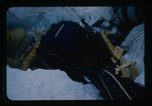 Image of Digging and Melting out spare veasel.