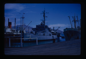 Image of GB5 Naval Ship at dock