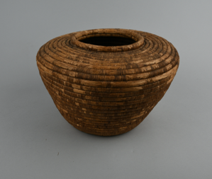 Image of Coiled grass basket