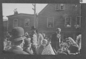 Image: Peary in parade at Sydney, Nova Scotia