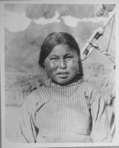 Image of Eskimo [Inughuit] girl of Keate [Kiatak]