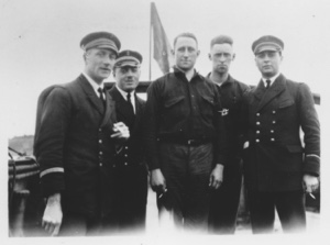 Image: [Visiting officers and crew, non-American]