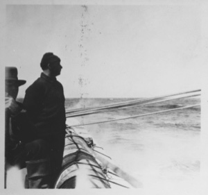 Image: [MacMillan looking out to sea]